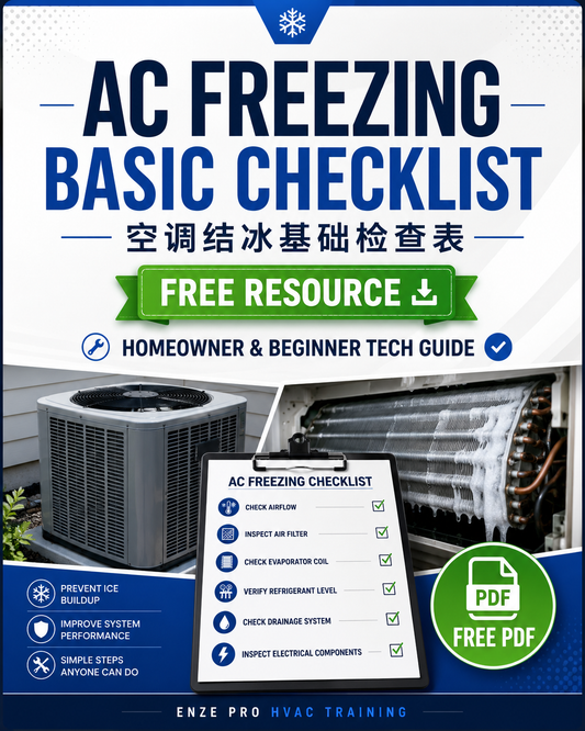 AC Freezing Basic Checklist- Free